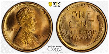 1909 VDB 1C MS67+ RD