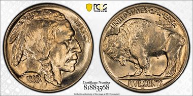 1938-D/D 5C Buffalo, RPM-2 MS67