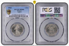 1960 1 Fr Gad-474 F-226 Petit 0 MS66