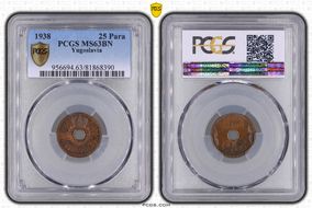 1938 25 Para MS63BN