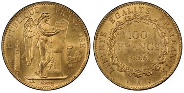 1886-A 100 Fr Gad-1137 F-552 MS62