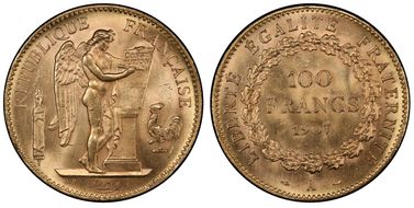 1907-A 100 Fr Gad-1137a F-553 MS62