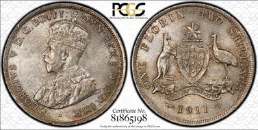 1911 Florin KM-27  Ag MS62