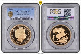 2004 £5 S-SE7 St. George PR69DCAM
