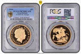 2004 £5 S-SE7 St. George PR70DCAM