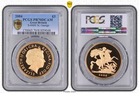 2004 £5 S-SE7 St. George PR70DCAM