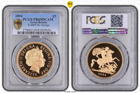 2004 £5 S-SE7 St. George PR69DCAM