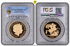 2006 £5 S-SE7 St. George PR69DCAM