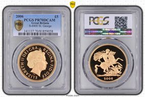 2006 £5 S-SE7 St. George PR70DCAM