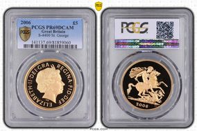 2006 £5 S-SE7 St. George PR69DCAM