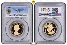 1982 £2 S-SD1 St. George PR70DCAM