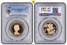 1982 £2 S-SD1 St. George PR69DCAM