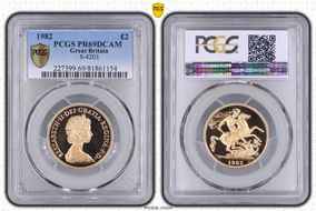 1982 £2 S-SD1 St. George PR69DCAM