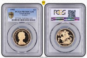 1982 £2 S-SD1 St. George PR70DCAM