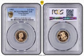 1982 1/2 Sov S-SB1 PR69DCAM