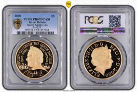 2000 £5 S-L8 Queen Mother Au S-4553 PR67DCAM
