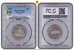 1791 20C KM-4 Silver PR62