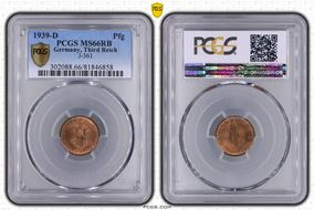 1939-D Pfg J-361 MS66RB