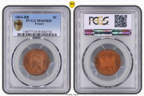 1864-BB 5C Gad-155 F-117 MS65RD