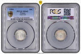 1904 50C Gad-420 F-190 MS62