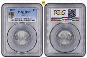 1959 1 Fr Gad-473c MS67