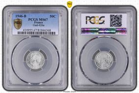 1946-B 50C Gad-426a F-194 MS67