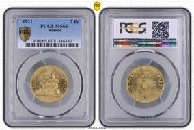 1921 2 Fr Gad-533 F-267 MS65