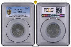 1942 20C Gad-321 MS65