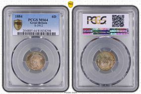 1887 1D S-3954 MS65RD