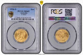 1926-S Sov S-4003 MS65