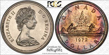 1972 S$1 Voyageur Ag SP65