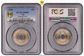 1936 1D Edward VIII MS66