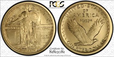 2016-W 25C 100th Anniversary Gold 100th Anniversary Label First Strike SP70