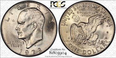 1973-D $1 MS64