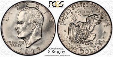 1977 $1 MS65