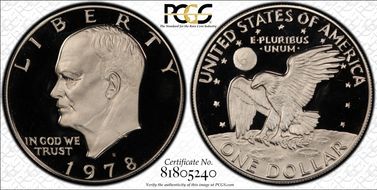 1978-S $1 PR69DCAM