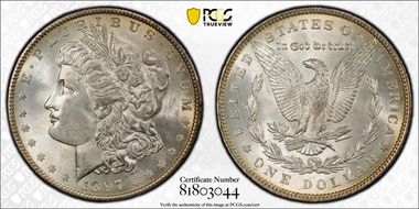 1897 $1 MS65