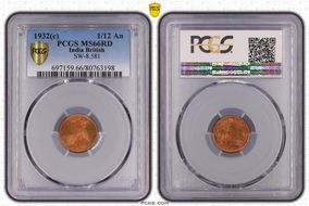 1932(C) 1/12 An SW-8.581 MS66RD