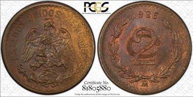 1926-Mo 2C KM-419 MS65BN