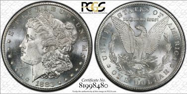 1880-S $1 MS64
