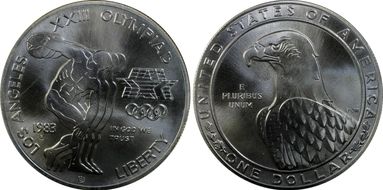 1983-S $1 Olympic MS69