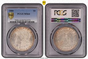 1880 $1 MS64