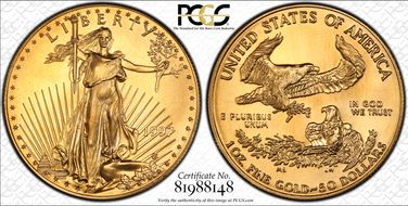 1997 $50 Gold Eagle MS69