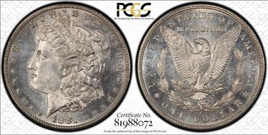 1881-S $1 MS62