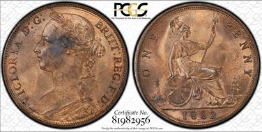 1882-H 1D S-3955 MS63RB