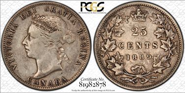 1889 25C Closed 9 VF30