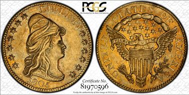 1805 $2.50 AU53