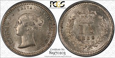 1839 1 1/2D S-3915 MS62