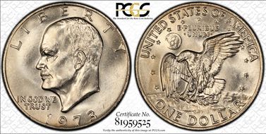 1973 $1 MS65