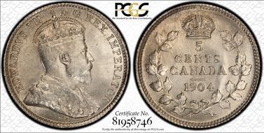 1904 5C MS65